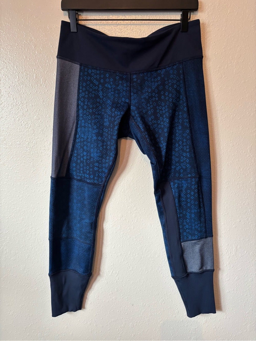 Lululemon patchwork wunder under leggings